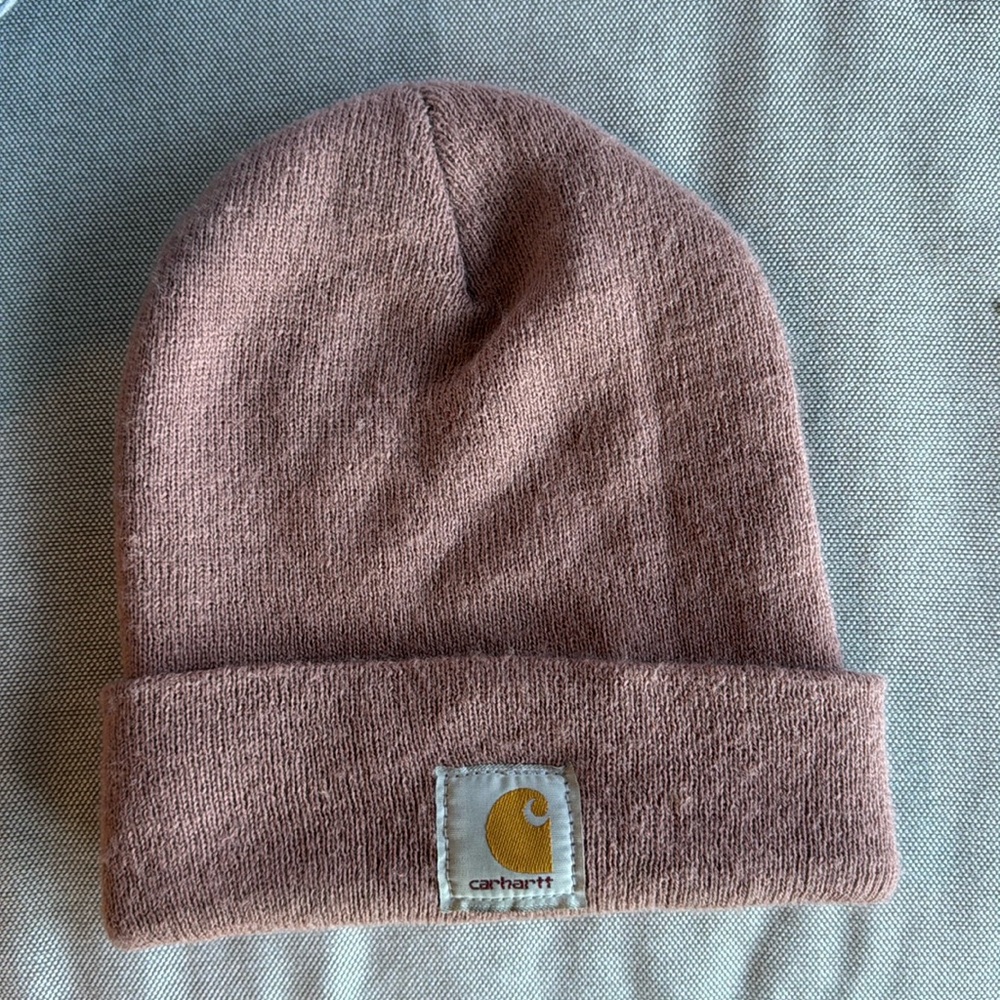 Carhartt Adults A18 Knit Cuffed Beanie - Mauve